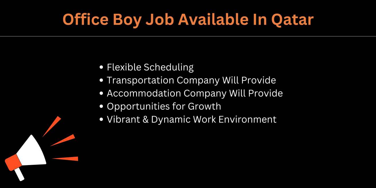 Qatar Office Boy Vacancies