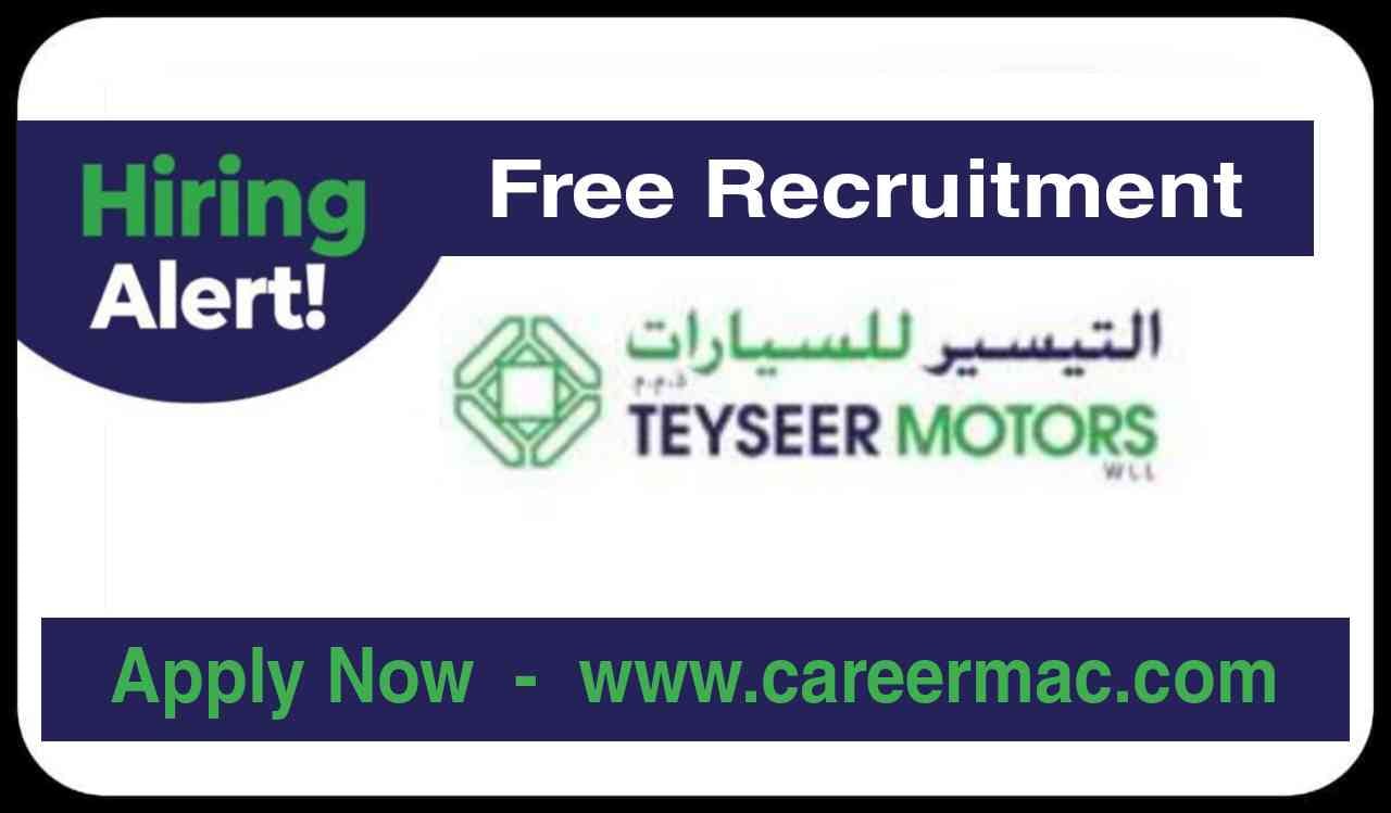Teyseer Motors Qatar Careers 2023