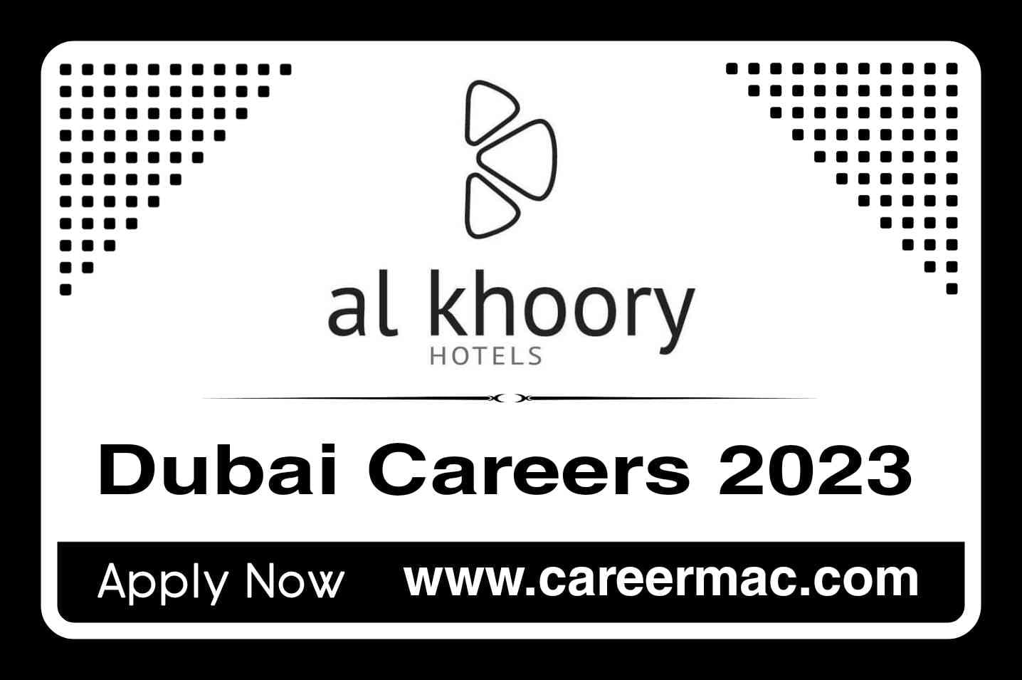 Al Khoory Hotels Careers 2023