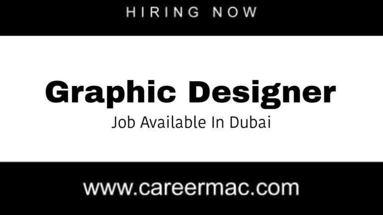 Graphic Designer Dubai Jobs 2024