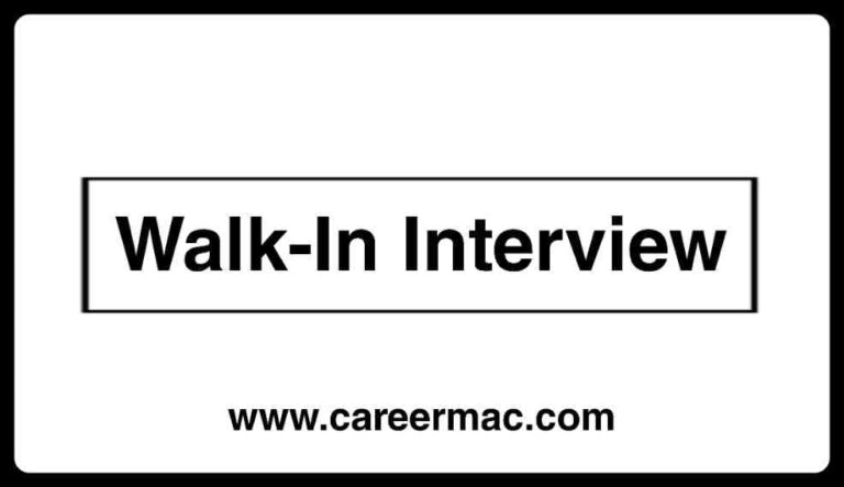 Walk-in Interview in Dubai