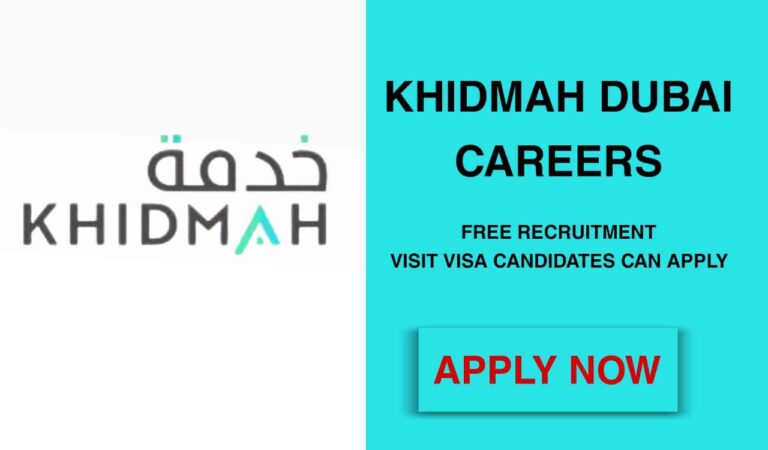 Exploring Exciting Opportunities: Khidmah Dubai Jobs Vacancy 2024 | Immediate Hiring