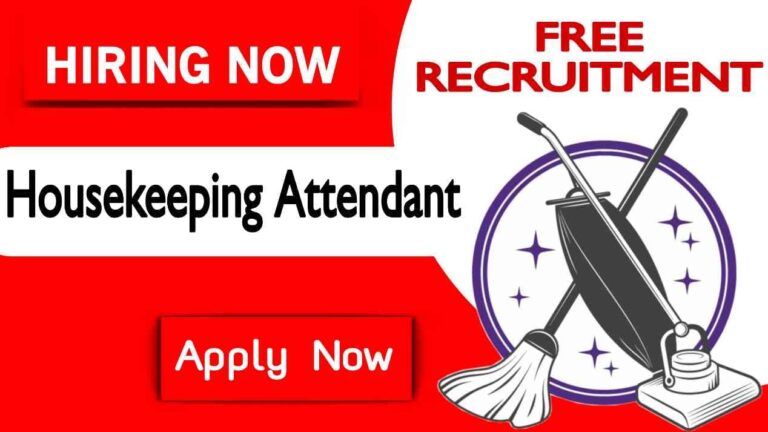 Housekeeping Attendant Job Vacancies 2023 | How To Get Job In Qatar - Urgent Job Vacancies In Doha