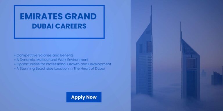 Emirates Grand Hotel Careers Dubai | Urgent Jobs In Dubai