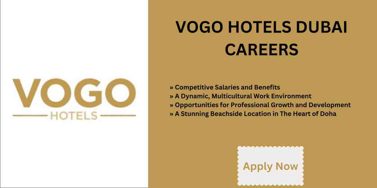 Voco Hotel Dubai Careers 2024 - Urgent Job Vacancies in Dubai