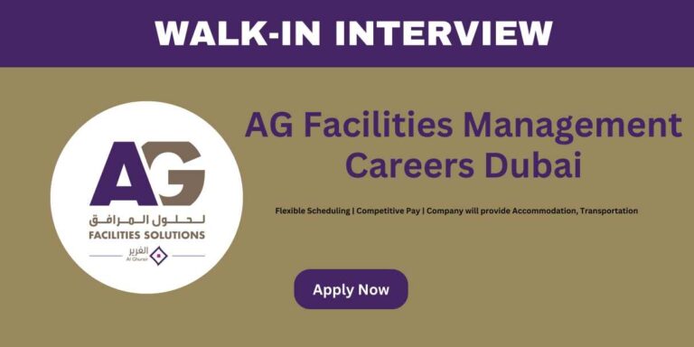AG Facilities Management Careers Dubai