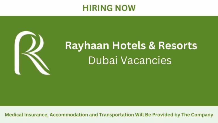 Rayhaan Hotels Resorts Careers