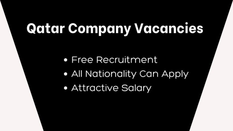 Qatar Company Vacancies | Qatar Urgent Jobs 2024 Online Apply
