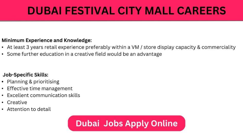 Dubai Festival City Mall Careers