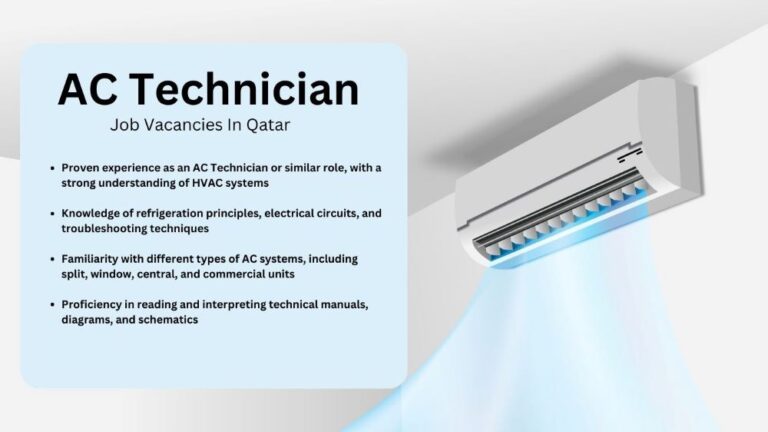 AC Technician Job Vacancy in Qatar - Urgent Vacancies