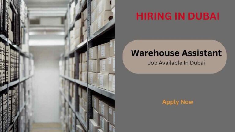 Warehouse Assistant Jobs - Dubai Urgent Vacancies