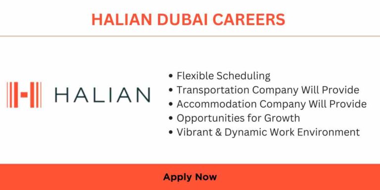 Halian Dubai Careers | Urgent Job Vacancies In Dubai