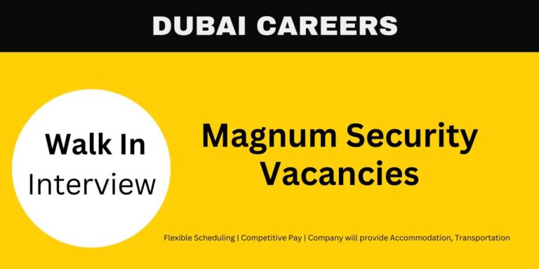 Magnum Security Vacancies