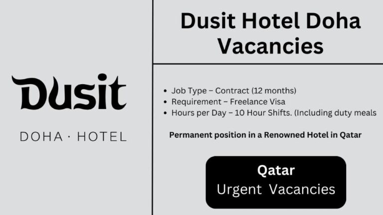 Dusit Hotel Doha Vacancies