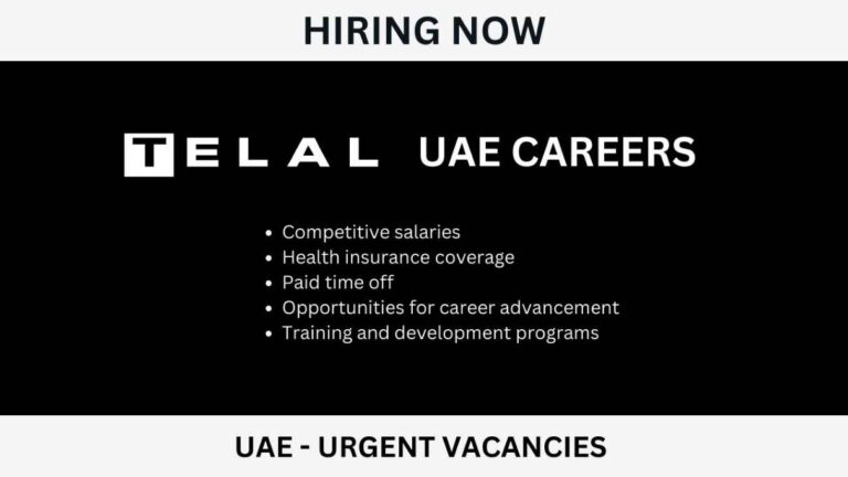 Telal Engineering And Contracting LLC Jobs | Urgent Vacancies in Dubai