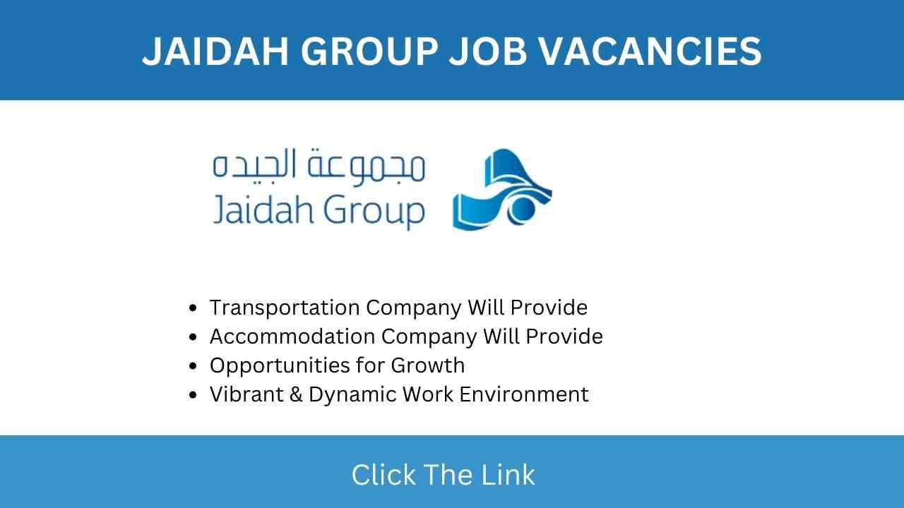 Jaidah Group Job Vacancies