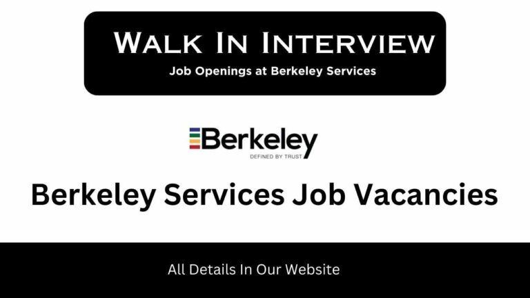 Berkeley Services Job Vacancies | Walk In Interview In Dubai