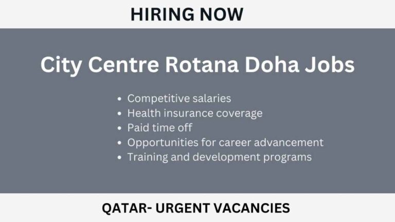 City Centre Rotana Doha Jobs