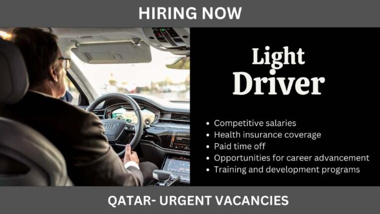 Driver Job Vacancies In Qatar