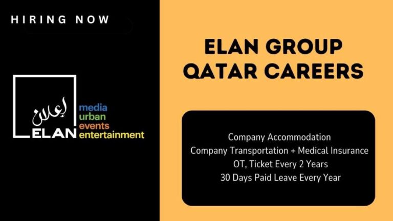 Elan Group Qatar Careers | Qatar Urgent Vacancies