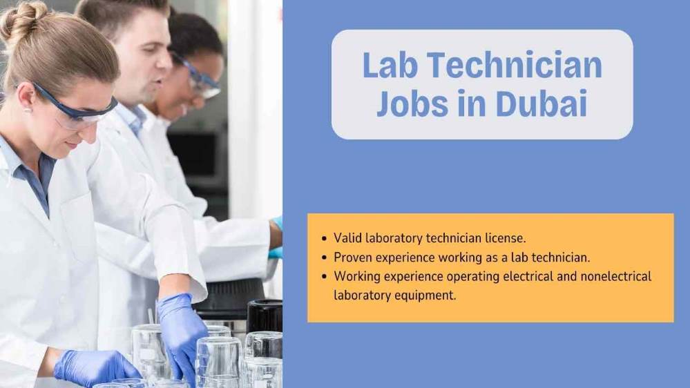 Medical Lab Technician Jobs in Dubai Hospitals - Dubai Urgent Vacancies