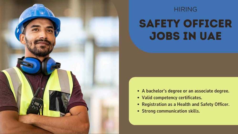 Safety Officer Jobs in UAE For Freshers