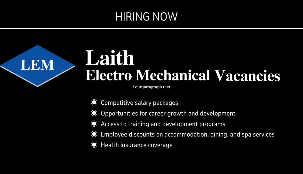 Laith Electromechanical LLC Dubai Careers