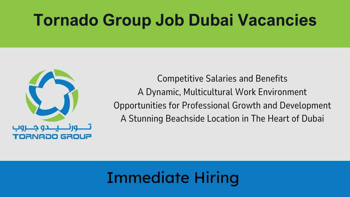 Tornado Group Job Vacancies