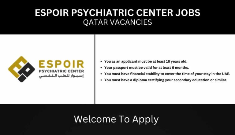Espoir Psychiatric Center Jobs - Qatar Vacancies: Career Opportunities in Qatar