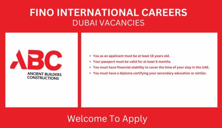 Ancient Builders Constructions LLC Careers: Urgent Job Vacancies in Dubai