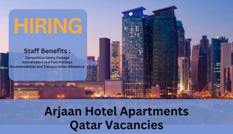 Arjaan Hotel Apartments Qatar Vacancies - Urgent Vacancies