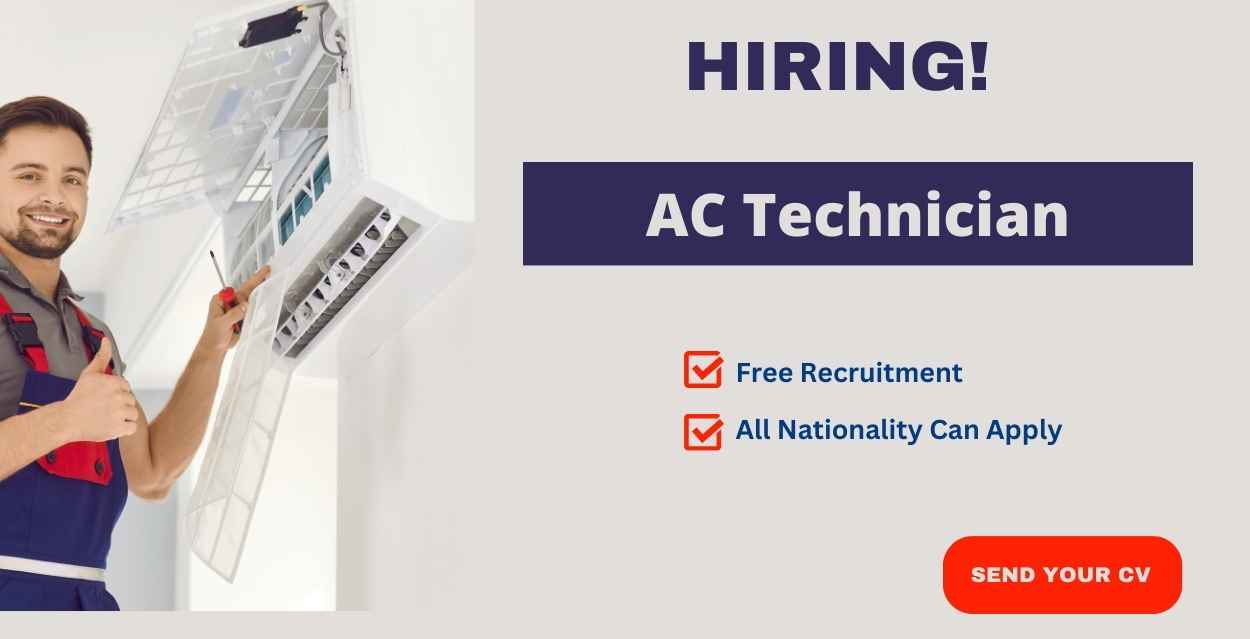 AC Technician Job Vacancy in Dubai