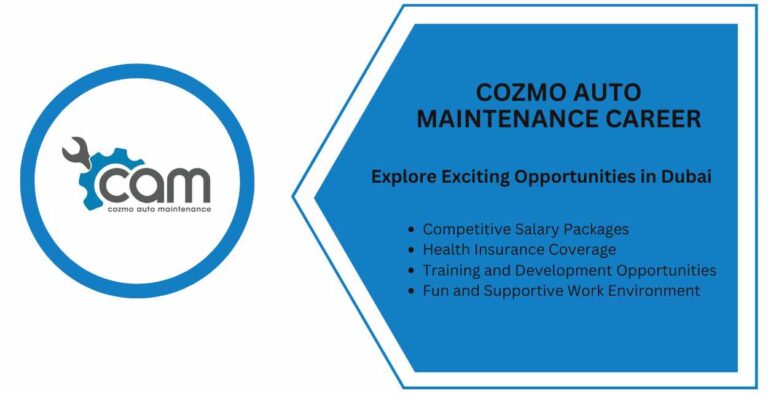 Cozmo Auto Maintenance Careers: Opportunities in Dubai