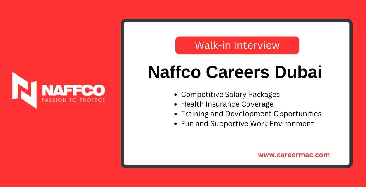 Naffco Careers: Dubai Walk-in Interview