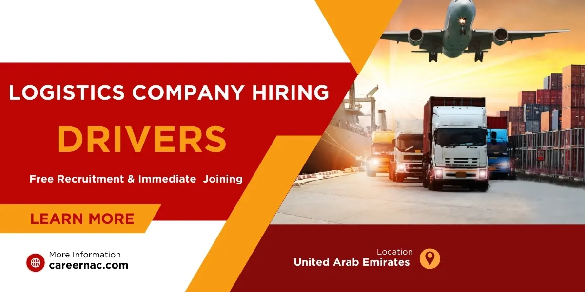 Logistics Driver Job Vacancies in Dubai