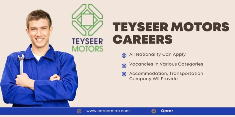 Teyseer Motors Careers: Immediate Joining & Apply Now