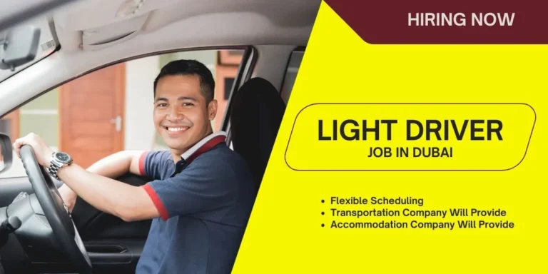 Driver Job Vacancy in Dubai | Urgent Vacancies In Dubai | Dubai Driver Jobs 2024