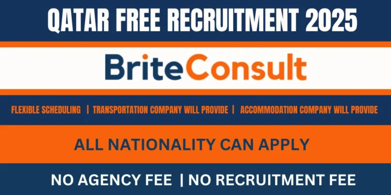 Brite Consultant Job Openings in Qatar: Free Recruitment