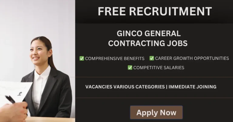 Ginco General Contracting Jobs 2025 | Urgent Vacancies In Dubai