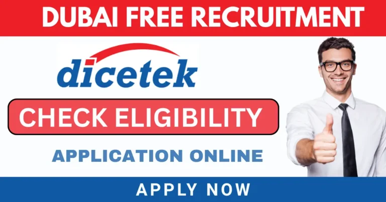 Dicetek Careers | Dubai Urgent Jobs 2025