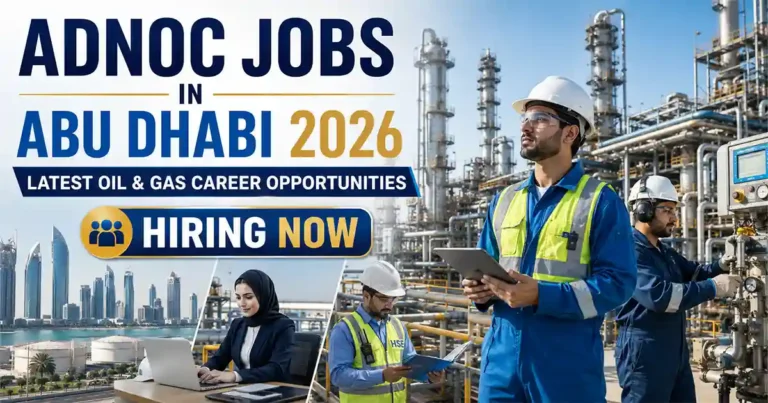 ADNOC Jobs in Abu Dhabi 2026 | Latest Oil & Gas Career Opportunities – Apply Online