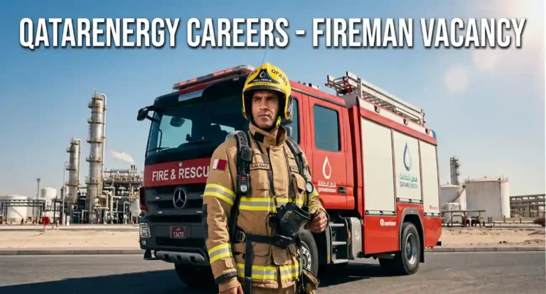Fireman Vacancy at QatarEnergy: Apply for Latest Careers in Qatar - Apply Now