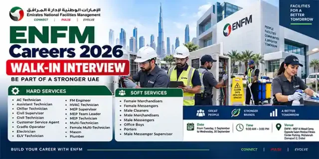 Emirates National Facilities Management Walk in Interview