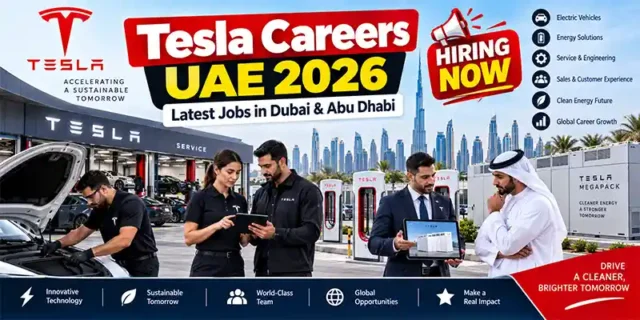 Tesla Careers UAE 2026 | Latest Jobs in Dubai & Abu Dhabi – Apply Online