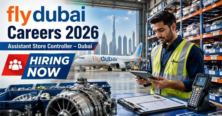 flydubai Careers 2026 | Assistant Store Controller