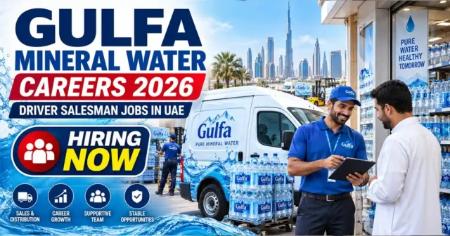 Gulfa Mineral Water Careers 2026 | Latest UAE FMCG Jobs & Vacancies