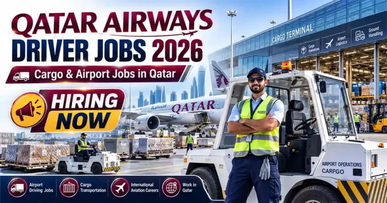 Qatar Airways Driver Jobs 2026 | Cargo & Airport Jobs in Qatar – Apply Online Meta Description