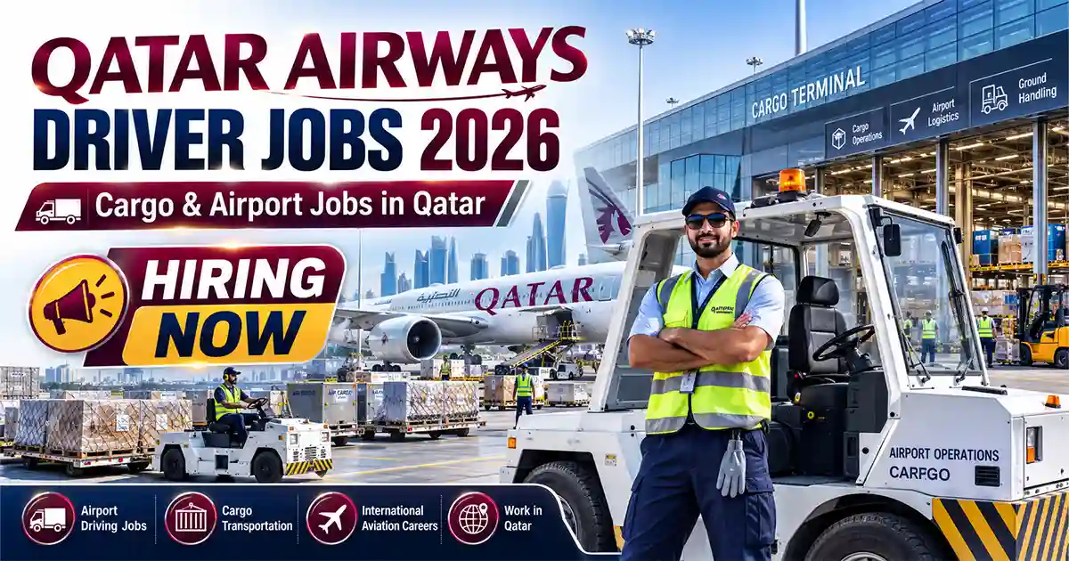 Qatar Airways Driver Jobs 2026 | Cargo & Airport Jobs in Qatar – Apply Online Meta Description