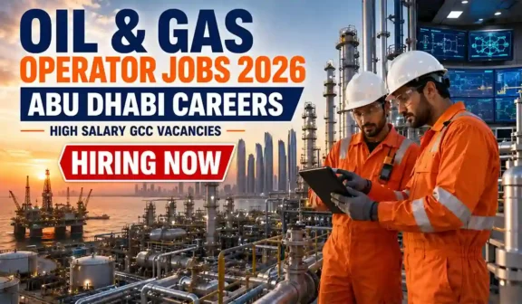 Oil & Gas Operator Jobs 2026 | High Salary GCC Vacancies – Abu Dhabi Careers Apply Now