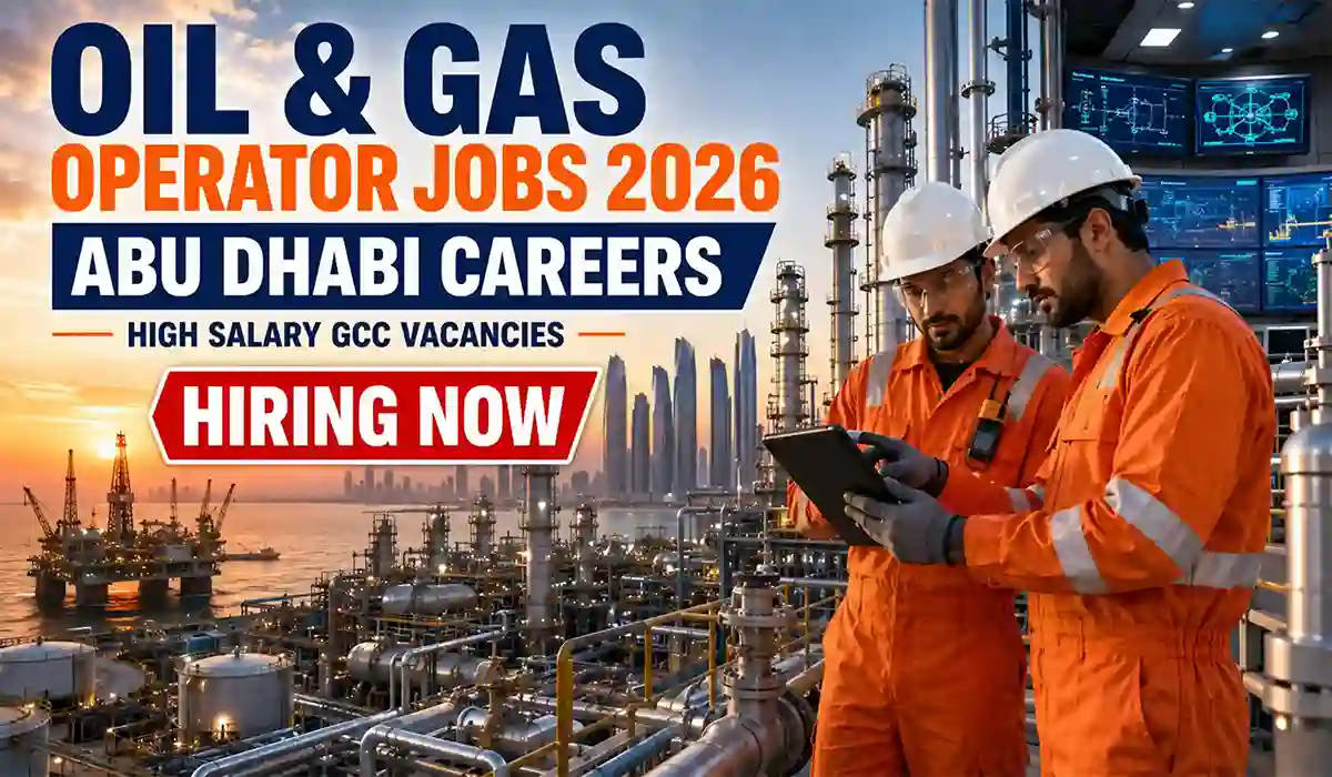 Oil & Gas Operator Jobs 2026 | High Salary GCC Vacancies – Abu Dhabi Careers Apply Now
